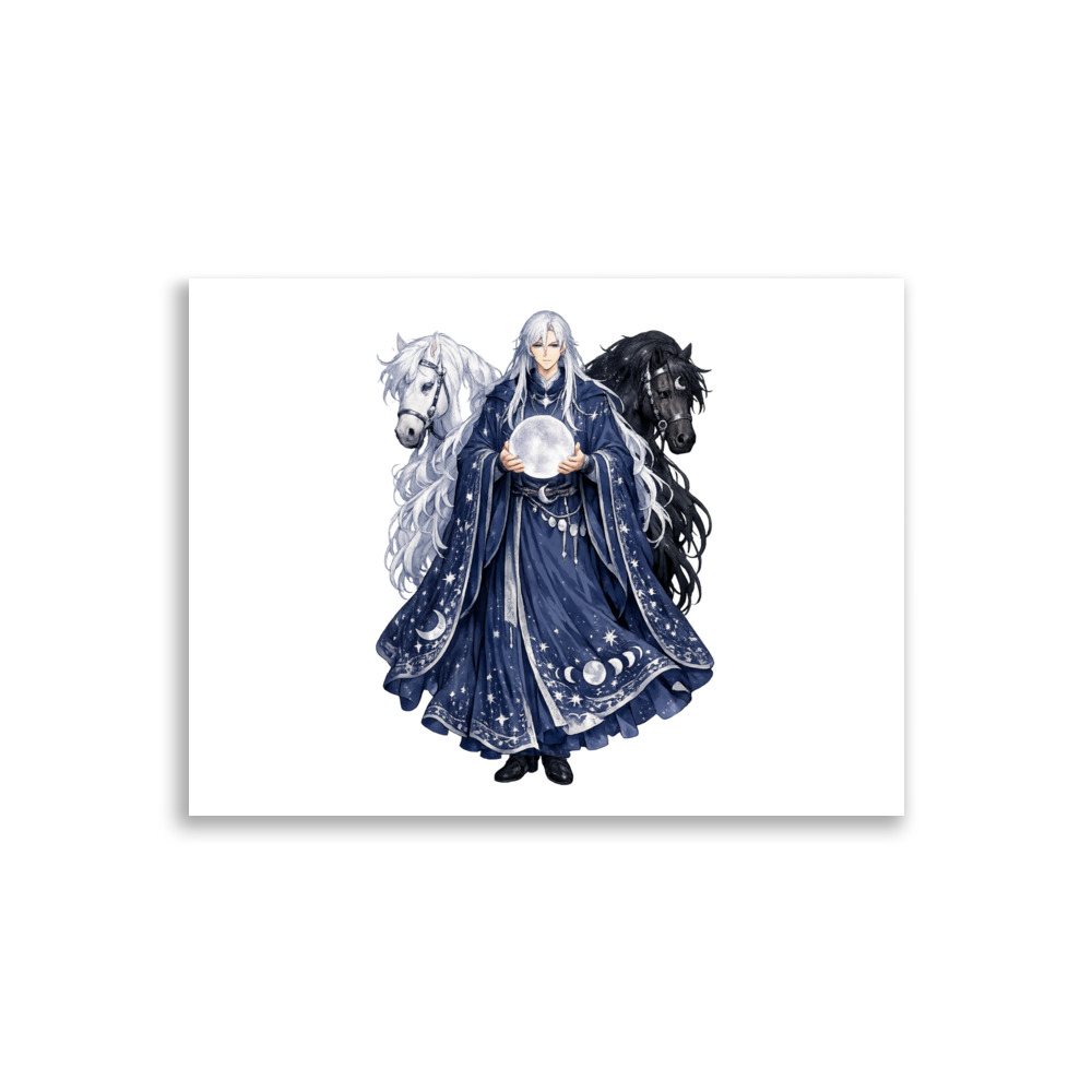 Máni Mascot Art Print