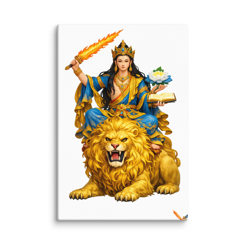 Mañjuśrī Mascot Canvas