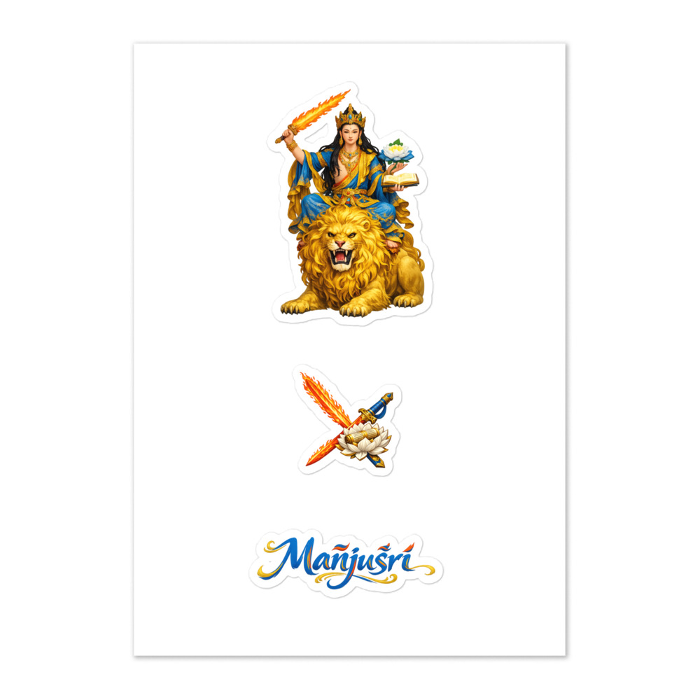 Mañjuśrī Seal Sticker Set