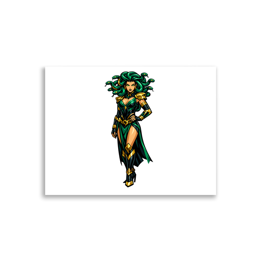 Médousa Mascot Art Print