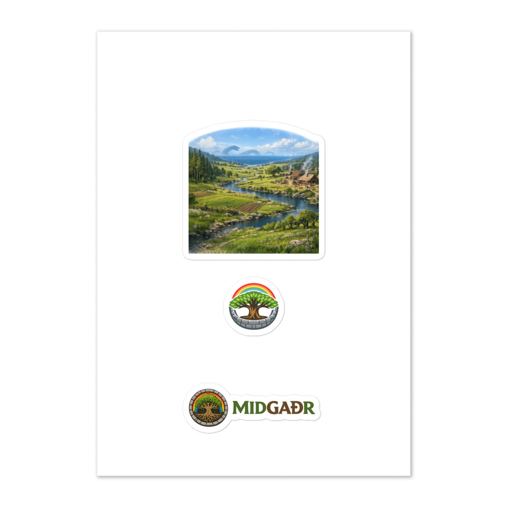 Miðgarðr Seal Sticker Set