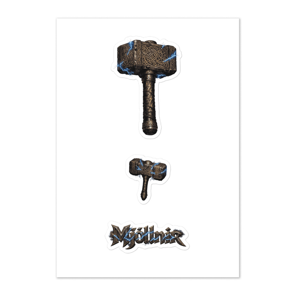 Mjǫllnir Seal Sticker Set