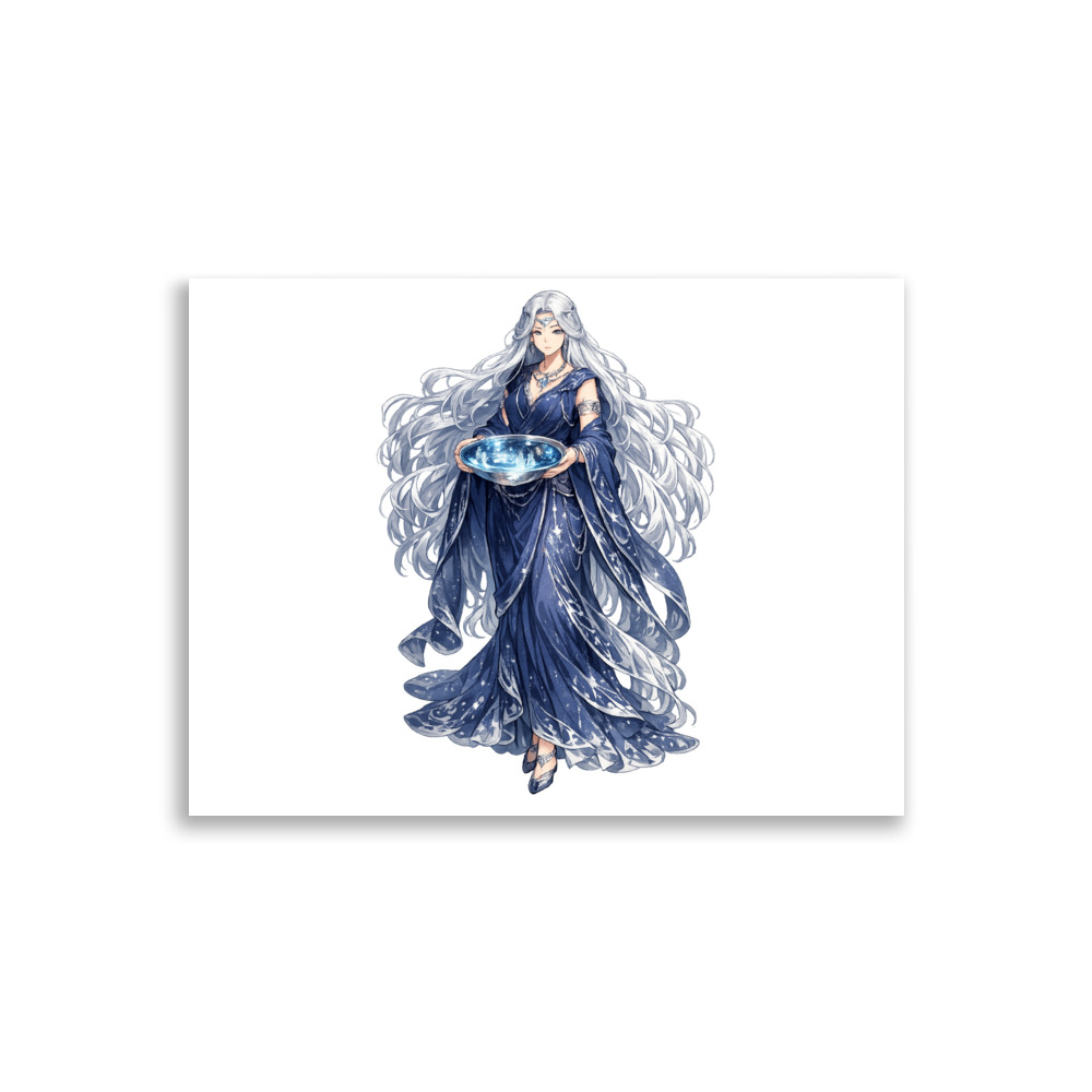 Mnēmosýnē Mascot Art Print