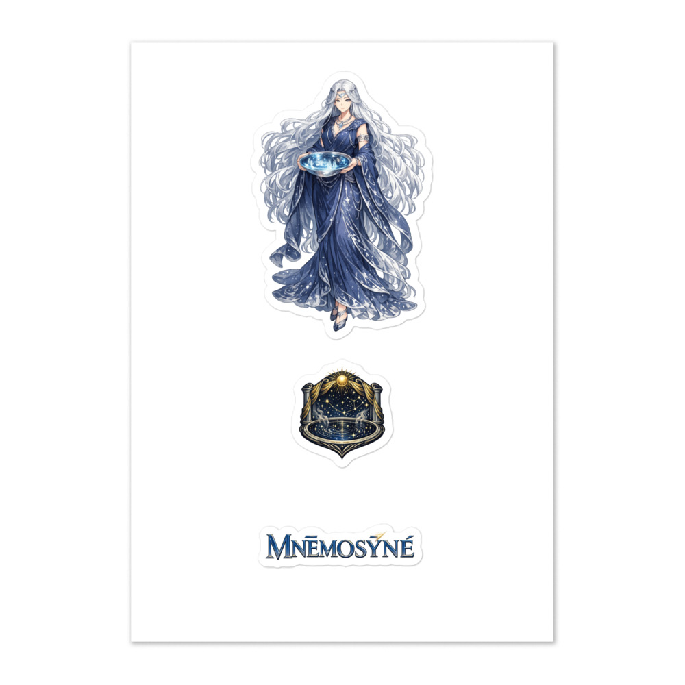Mnēmosýnē Seal Sticker Set