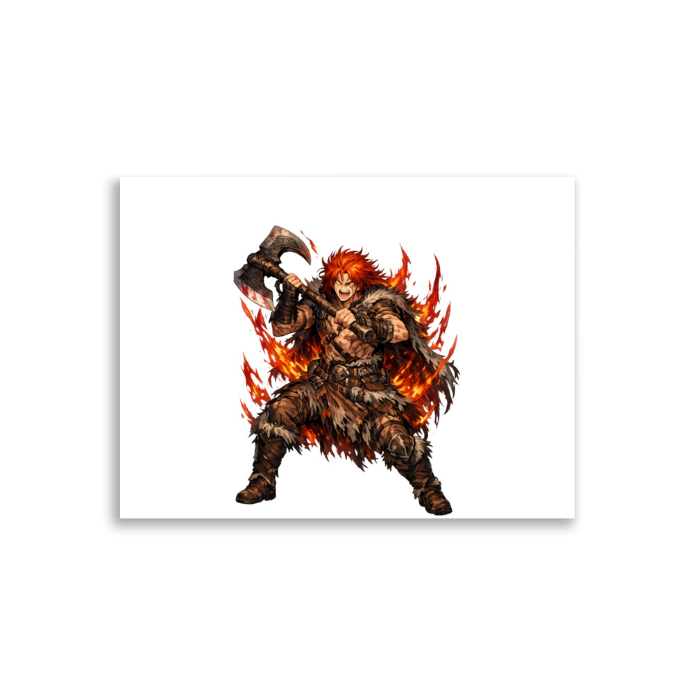 Móði Mascot Art Print