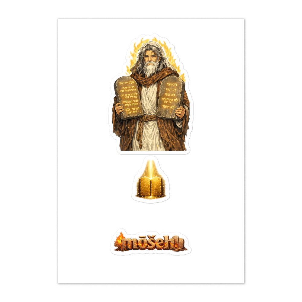 Mōšeh Seal Sticker Set