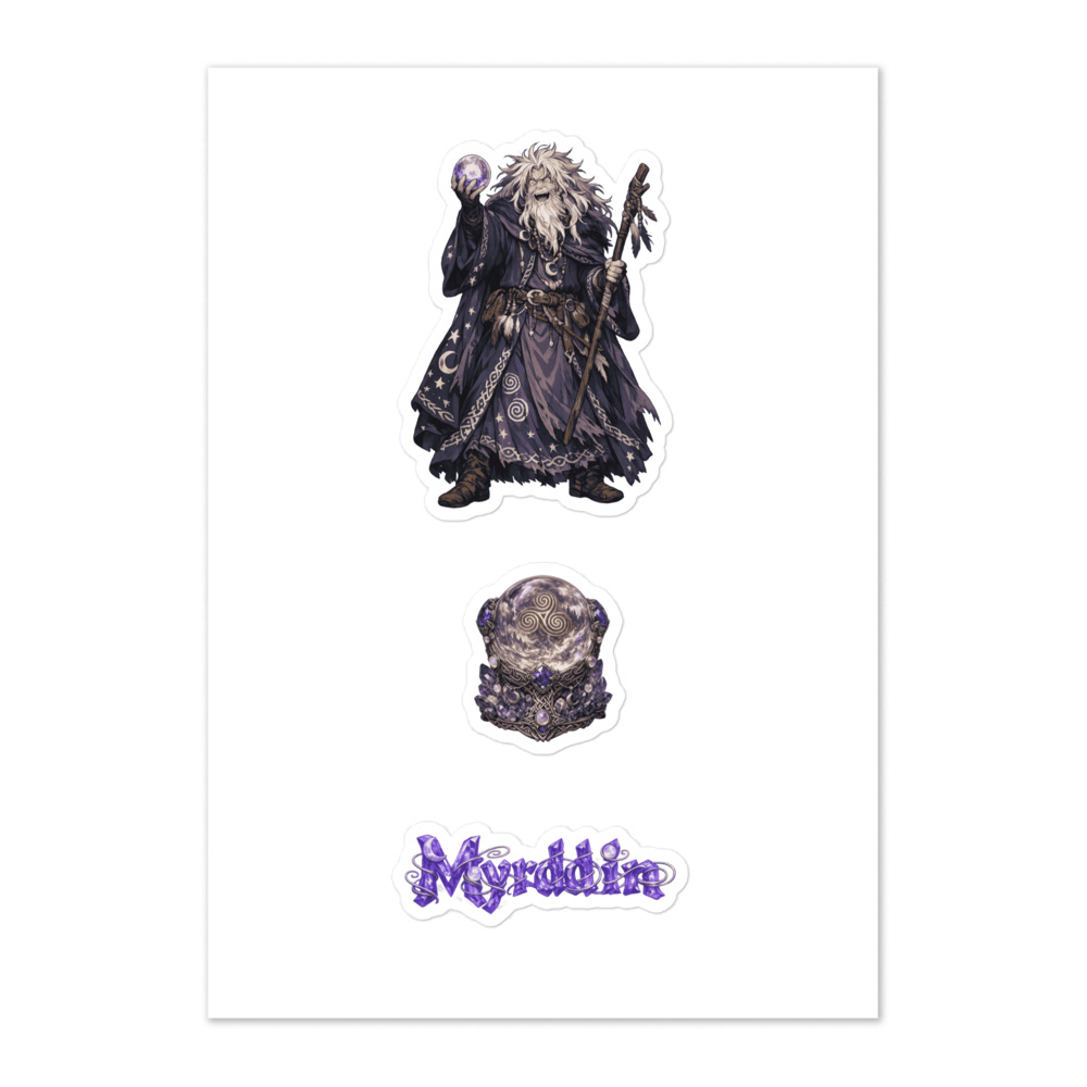 Myrddin Seal Sticker Set