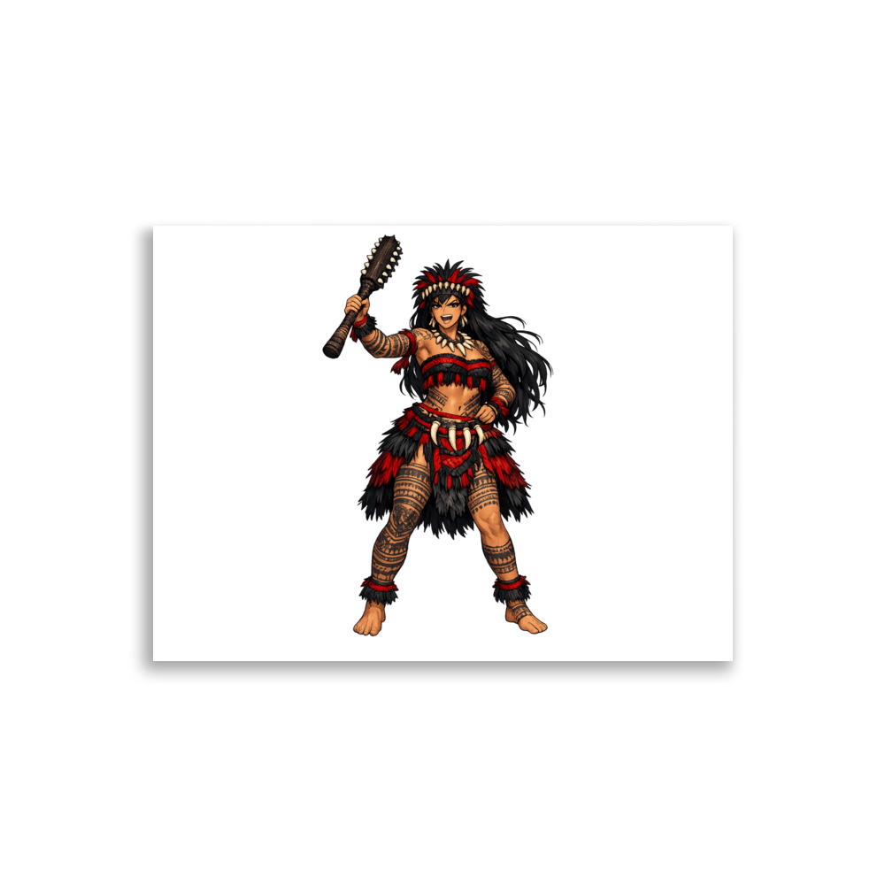 Nafanua Mascot Art Print