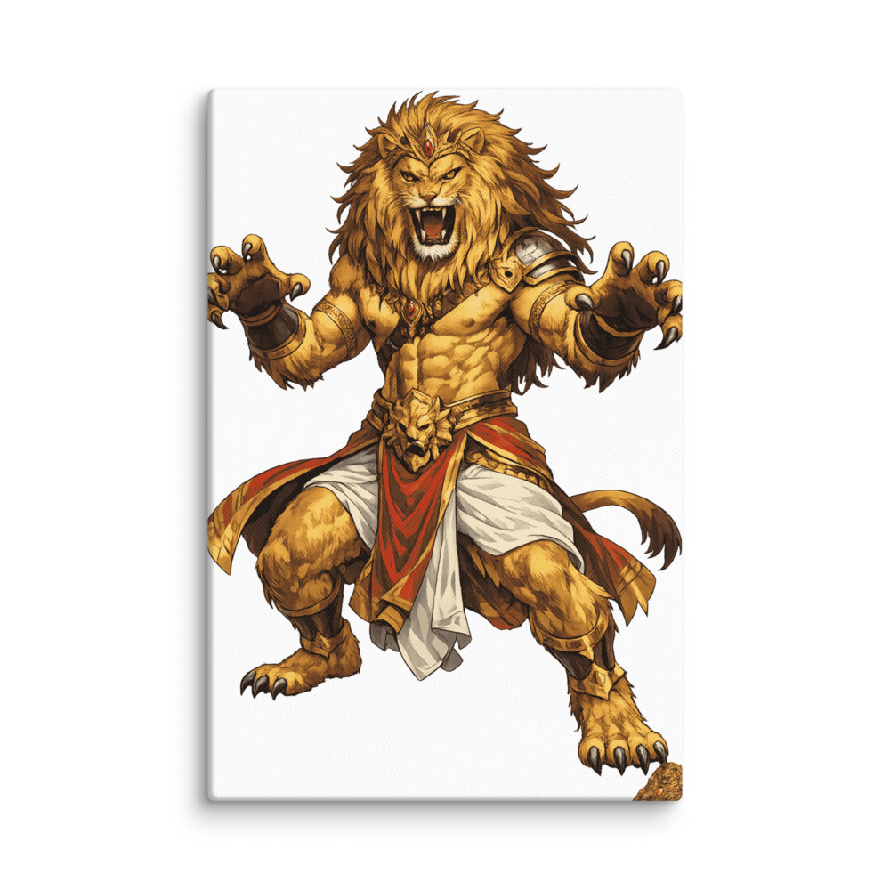 Narasiṃha Mascot Canvas