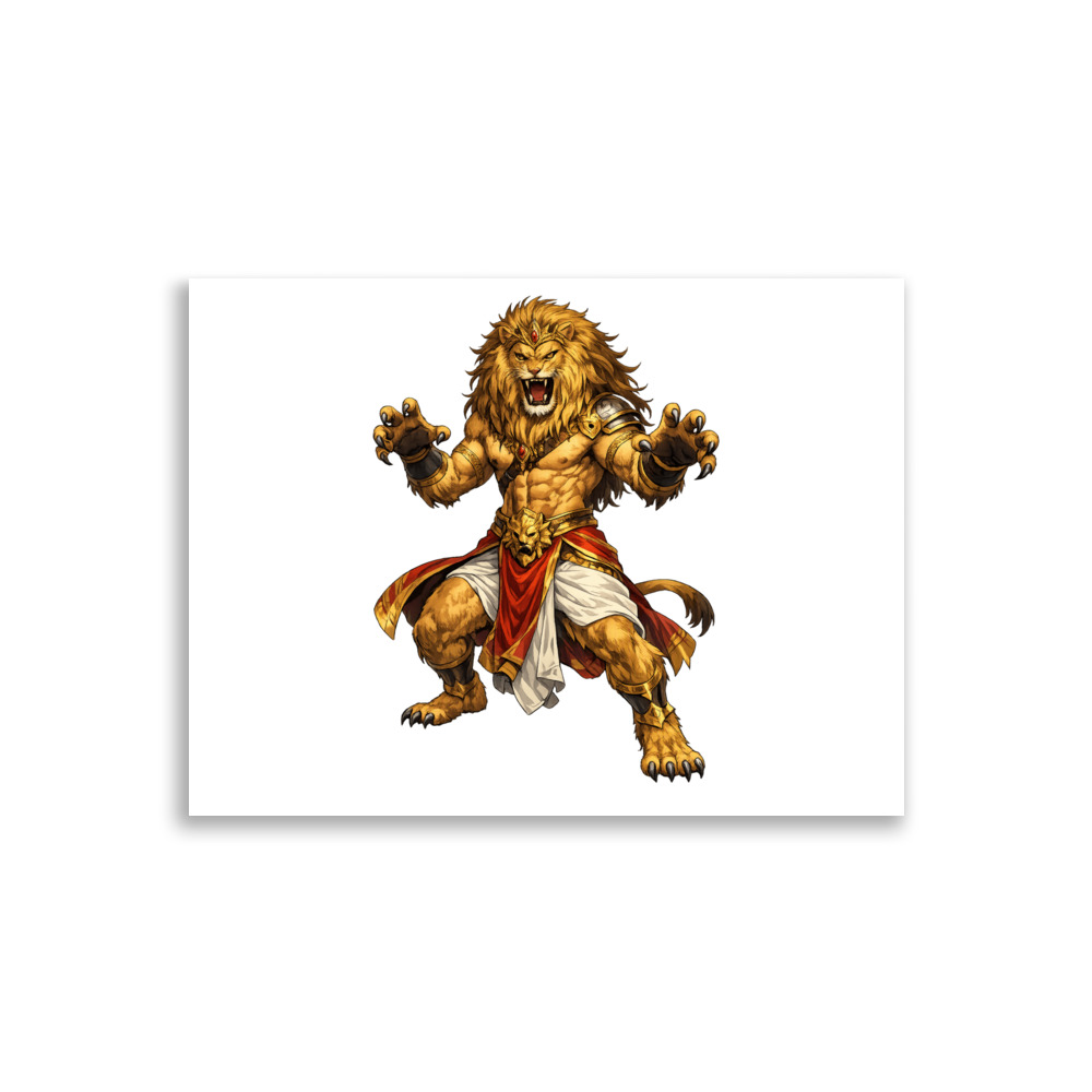 Narasiṃha Mascot Art Print