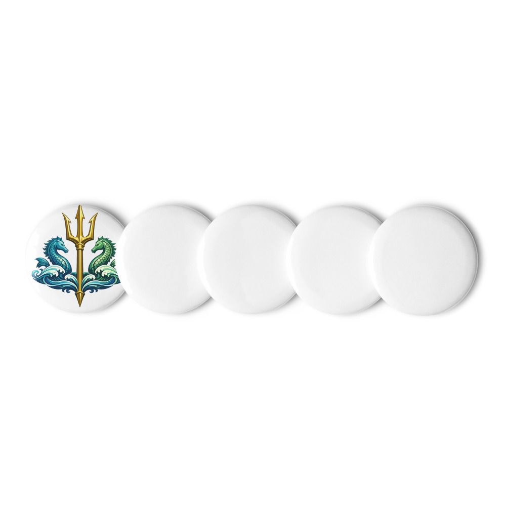 Neptūnus Seal Enamel Pin