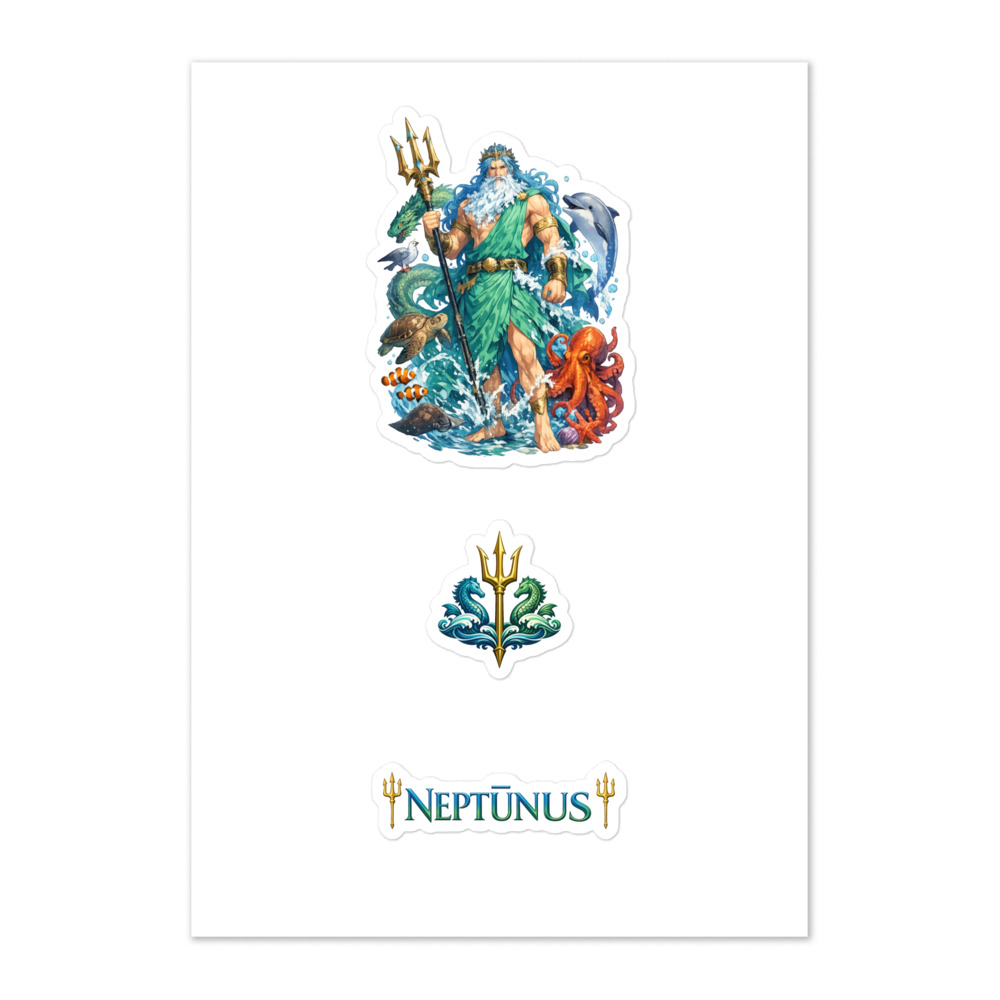 Neptūnus Seal Sticker Set