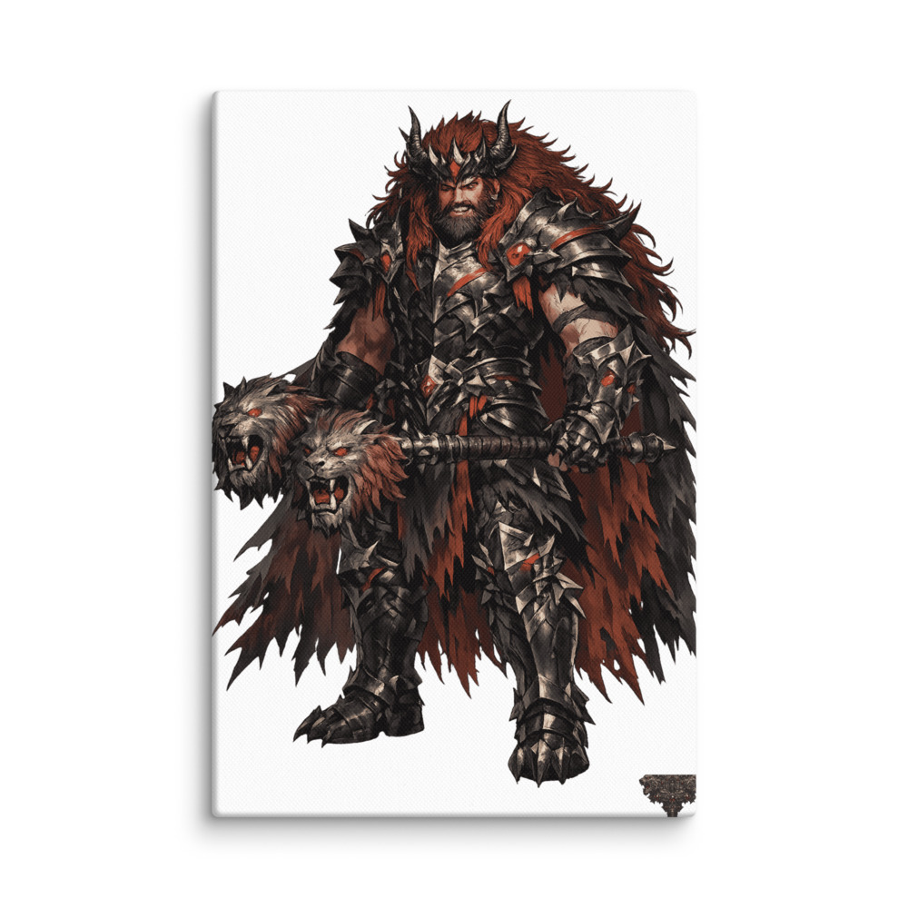 Nergal Mascot Canvas