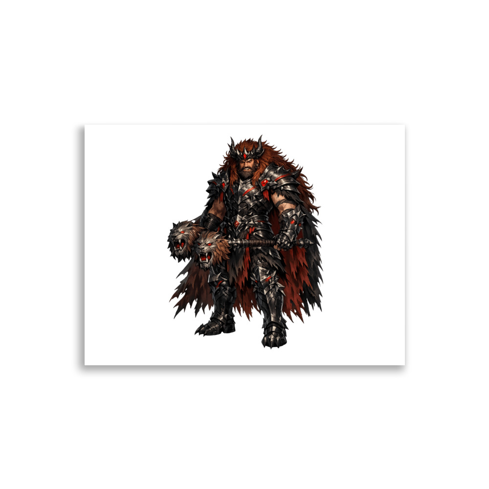 Nergal Mascot Art Print