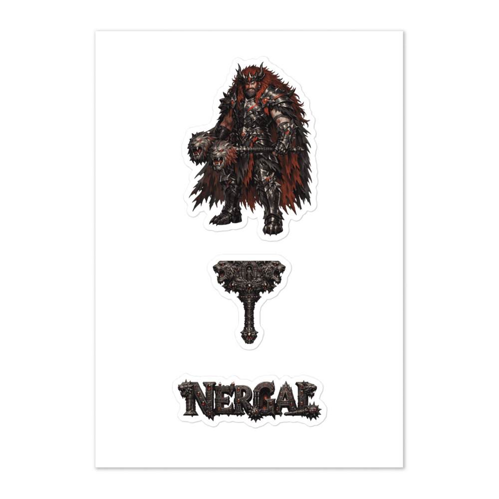 Nergal Seal Sticker Set