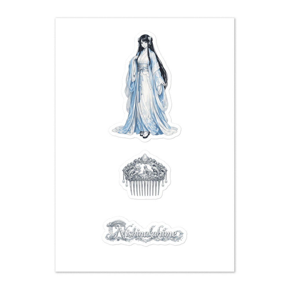 Nishinakahime Seal Sticker Set