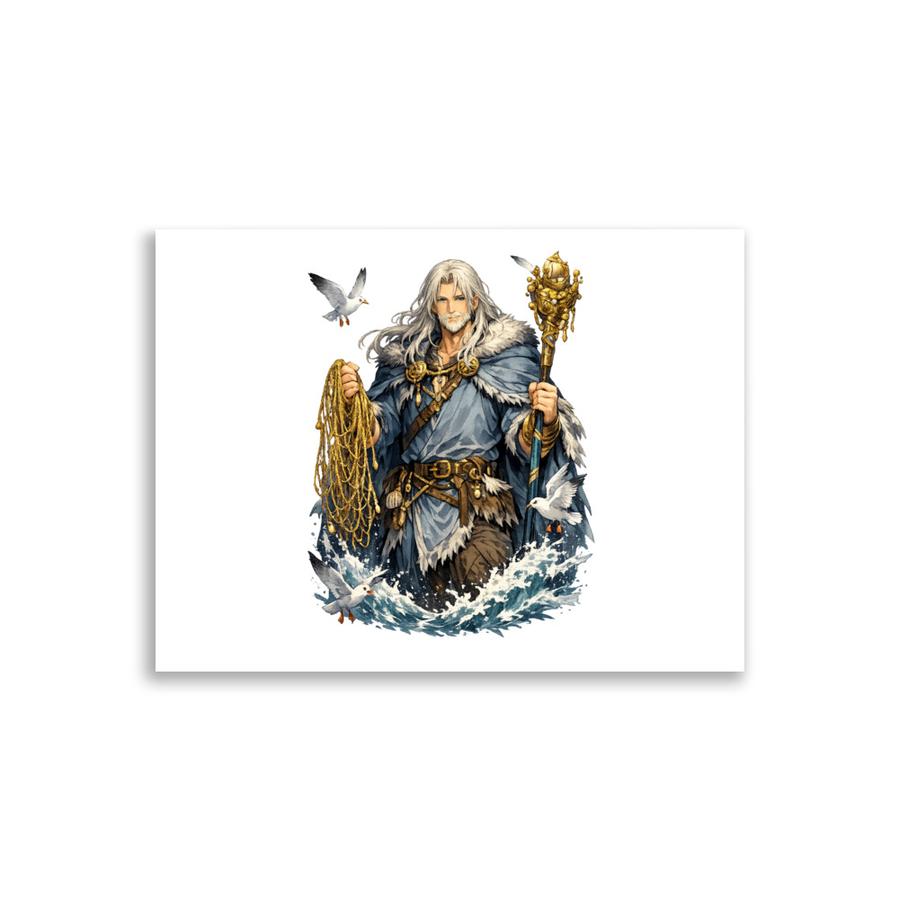 Njǫrðr Mascot Art Print