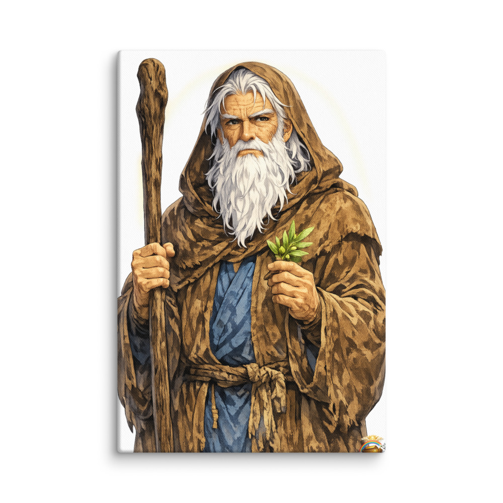 Nōaḥ Mascot Canvas