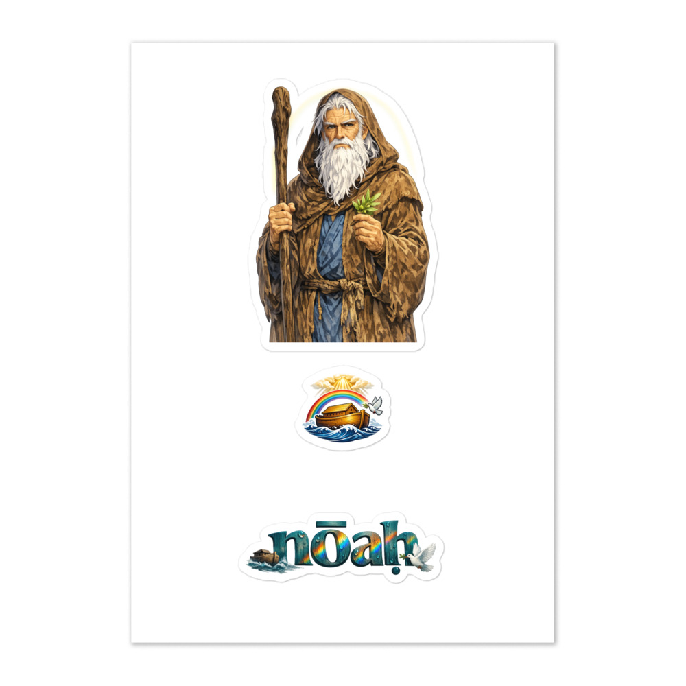 Nōaḥ Seal Sticker Set
