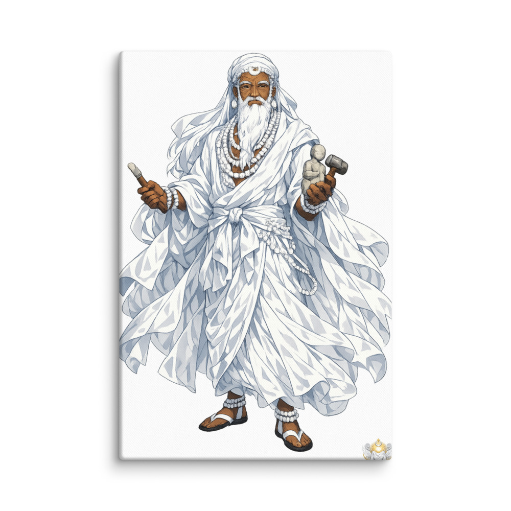 Ọbàtálá Mascot Canvas