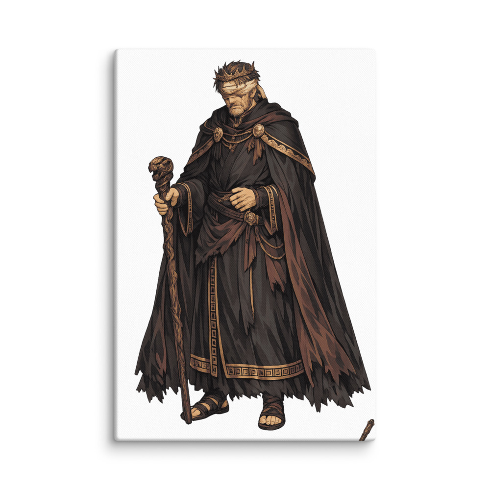 Oidípous Mascot Canvas