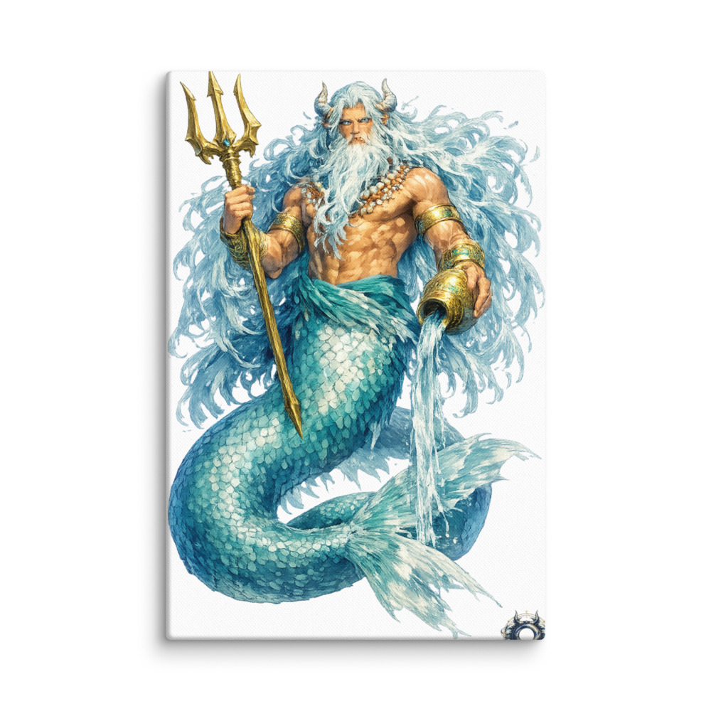 Ōkeanós Mascot Canvas