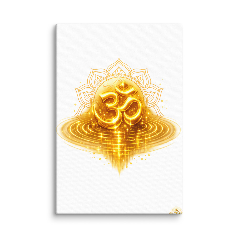 Oṃ Mascot Canvas