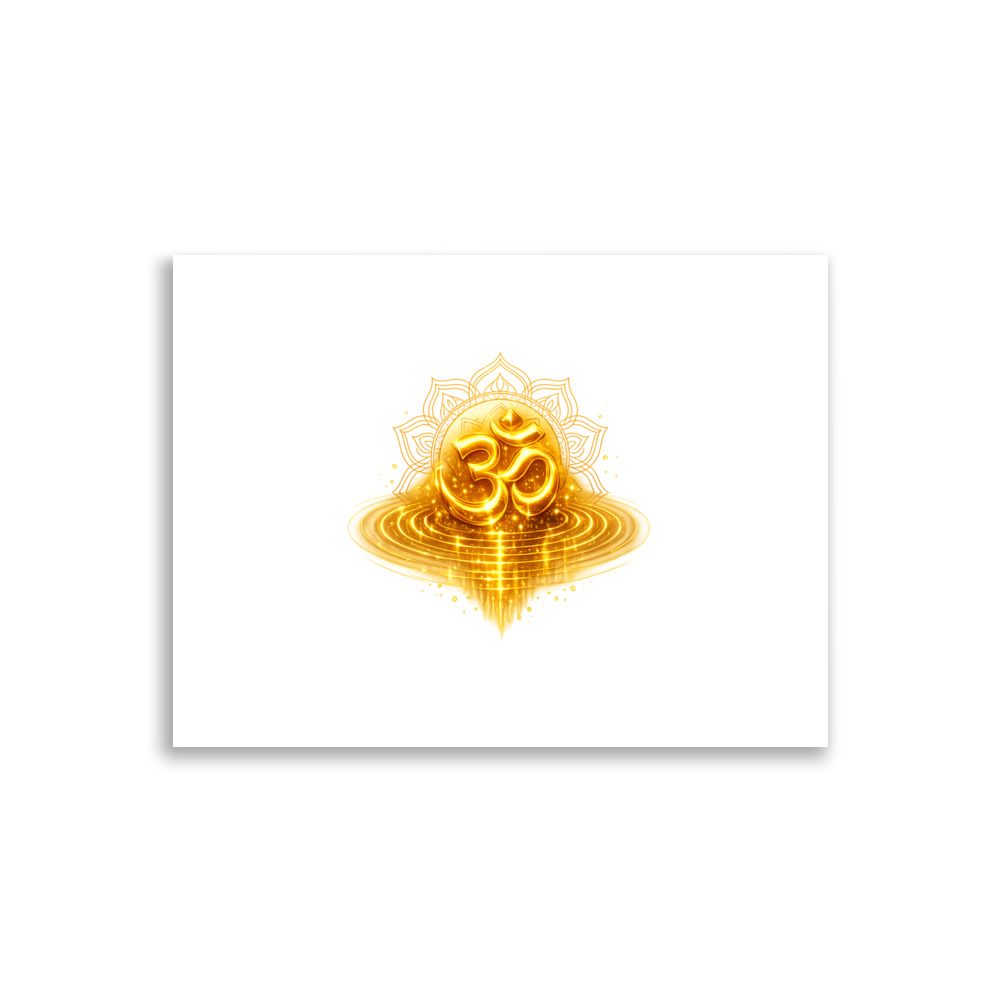 Oṃ Mascot Art Print
