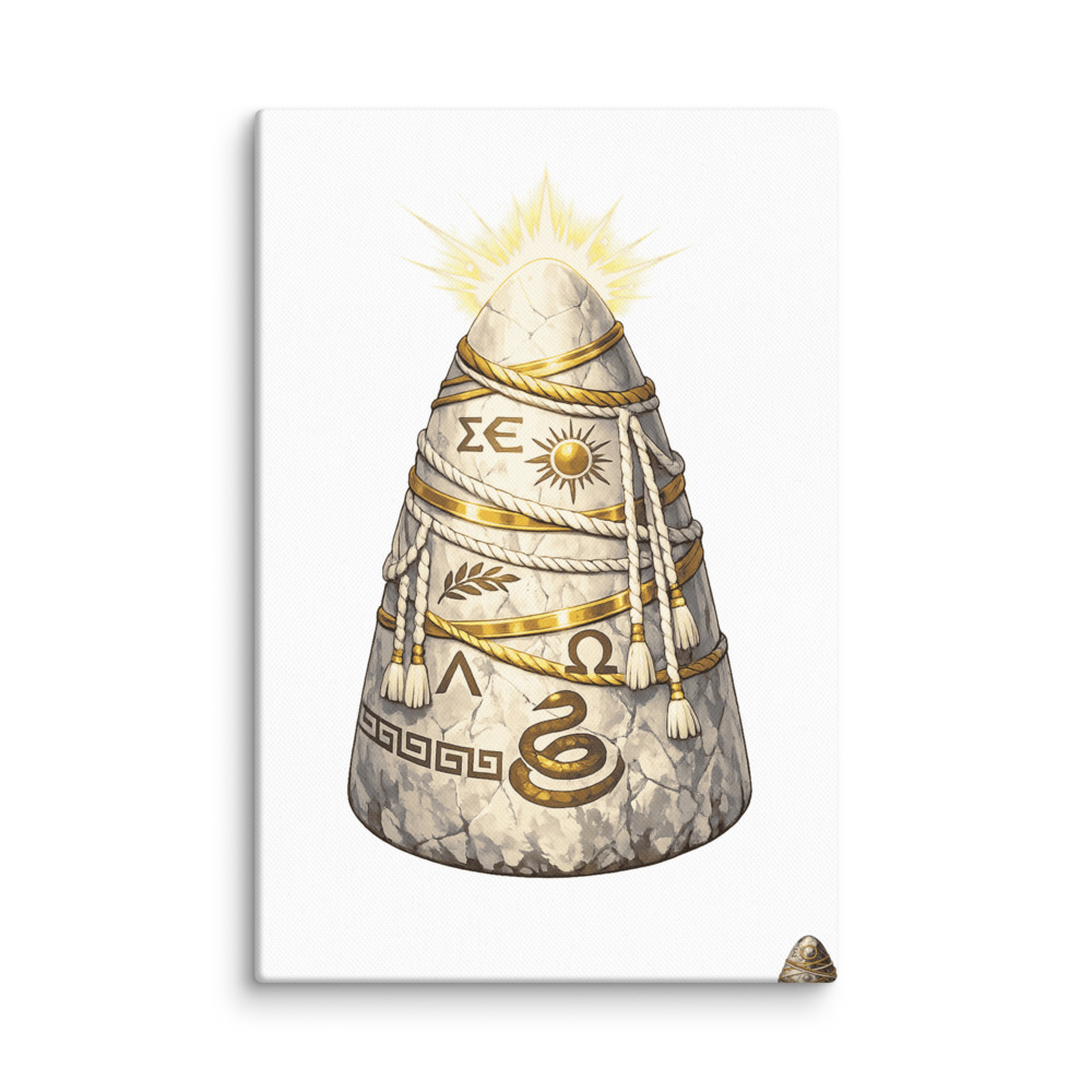 Omphalós Mascot Canvas
