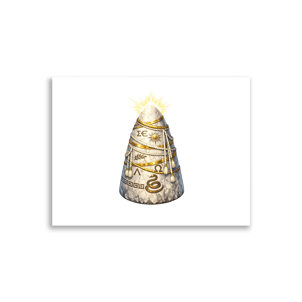 Omphalós Mascot Art Print