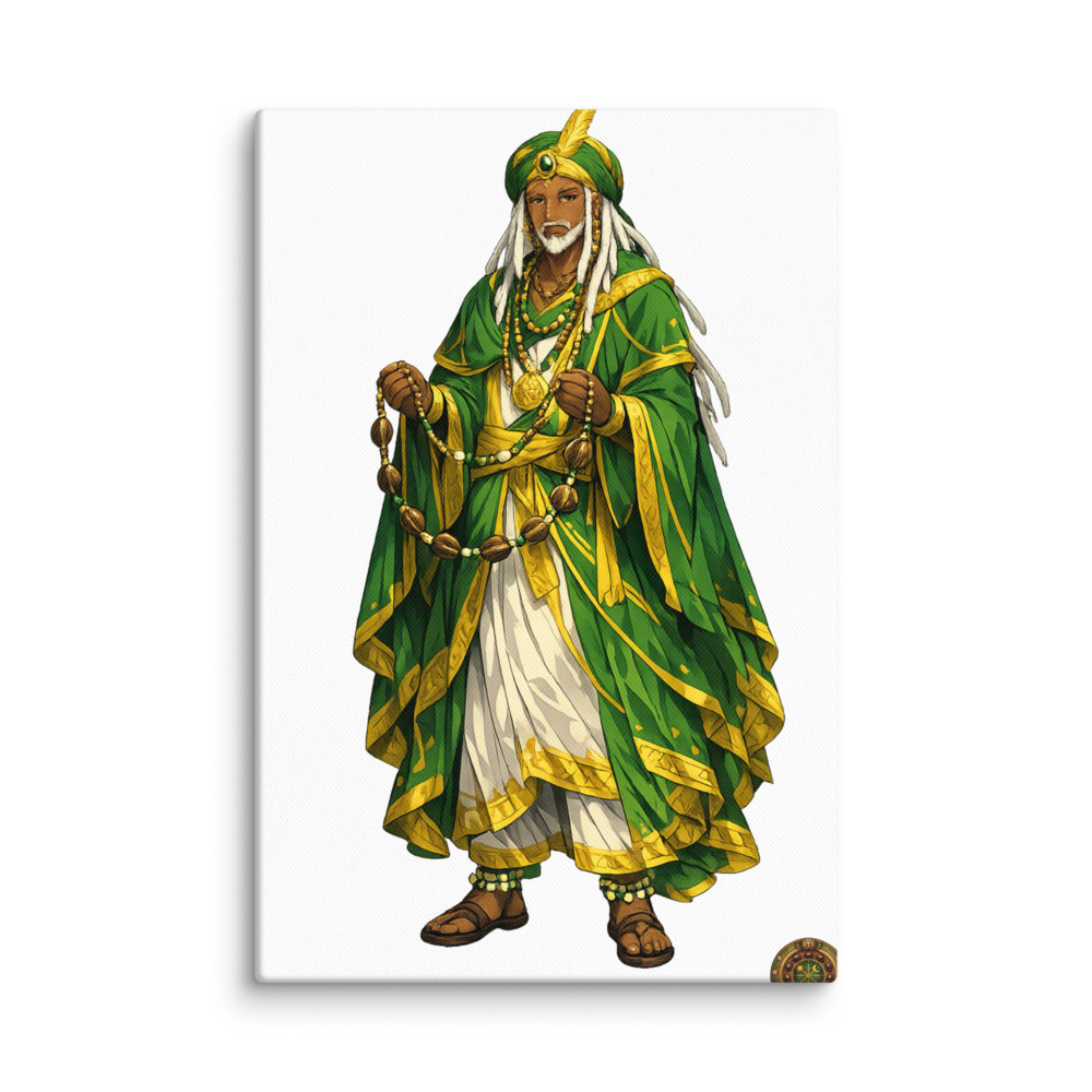 Ọrúnmìlà Mascot Canvas