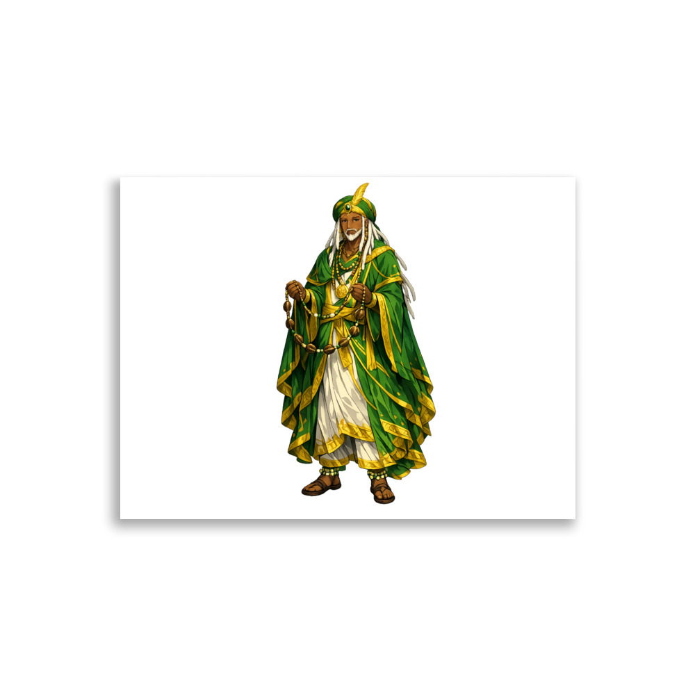 Ọrúnmìlà Mascot Art Print