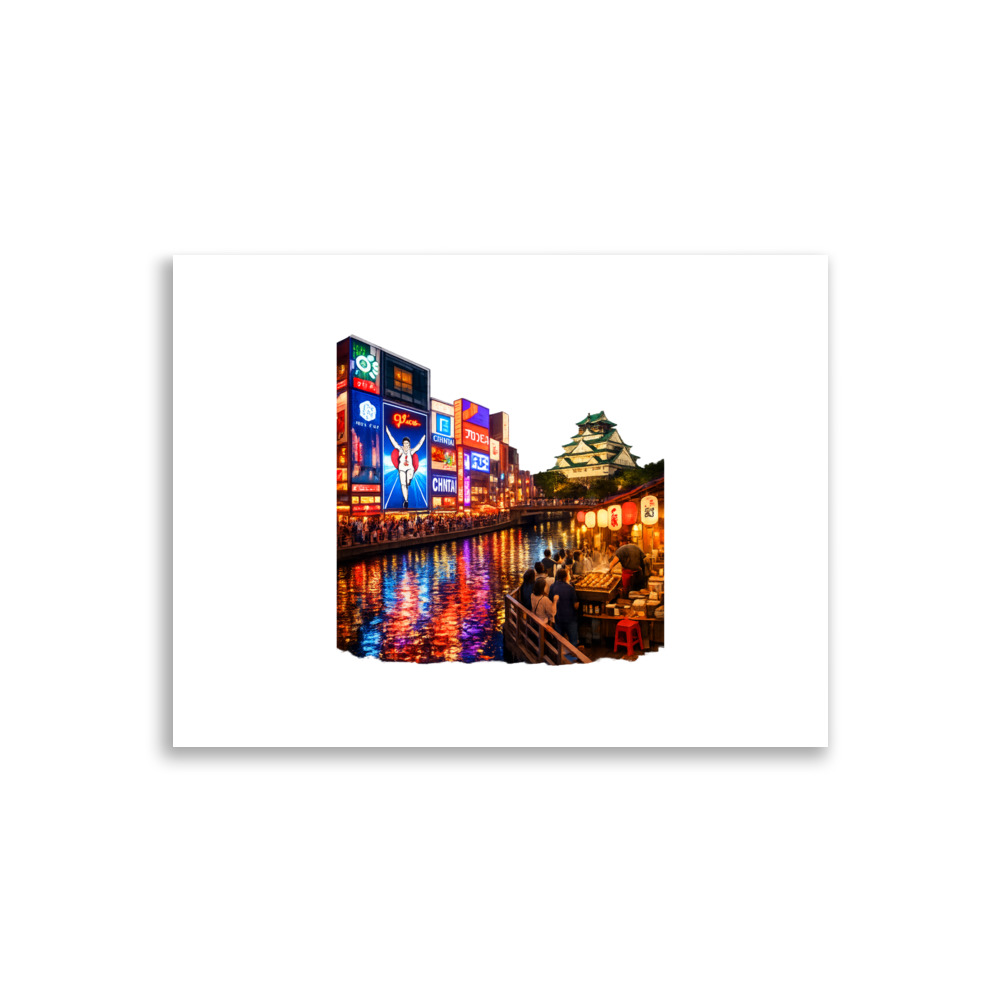 Ōsaka Mascot Art Print