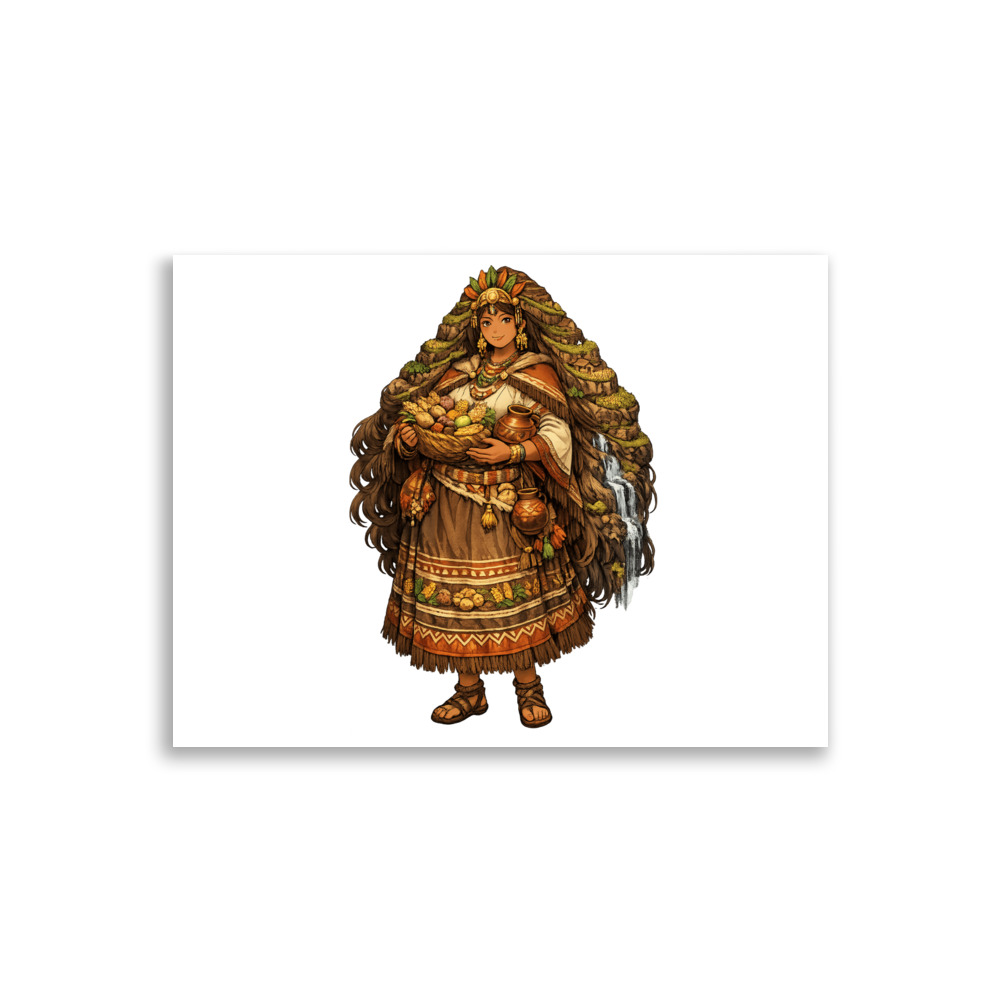 Pachamama Mascot Art Print