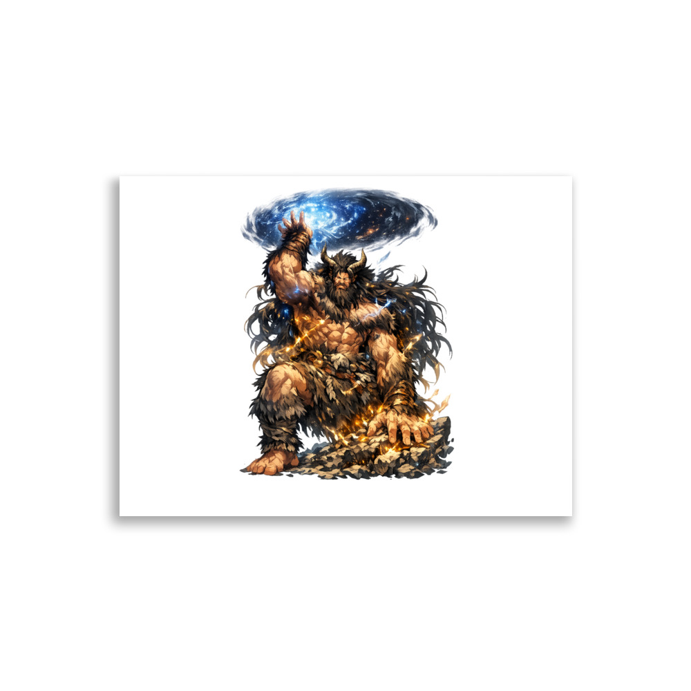 Pángǔ Mascot Art Print