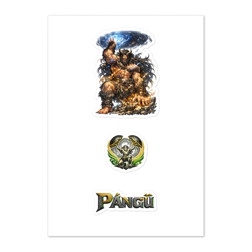 Pángǔ Seal Sticker Set