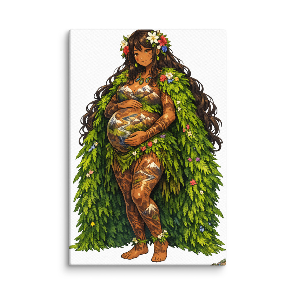 Papatūānuku Mascot Canvas