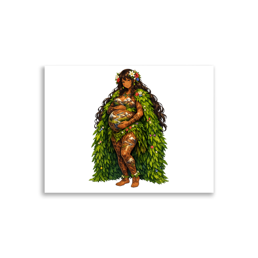 Papatūānuku Mascot Art Print