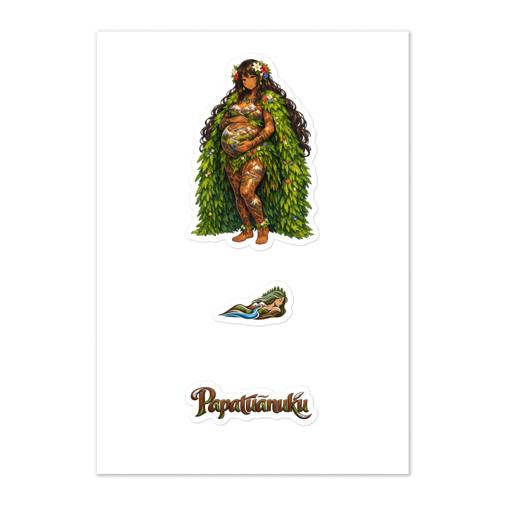 Papatūānuku Seal Sticker Set