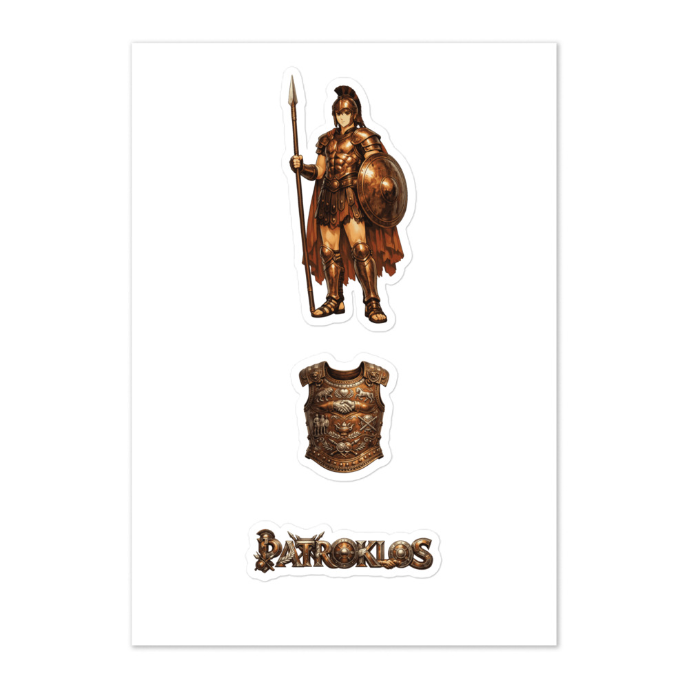 Pátroklos Seal Sticker Set