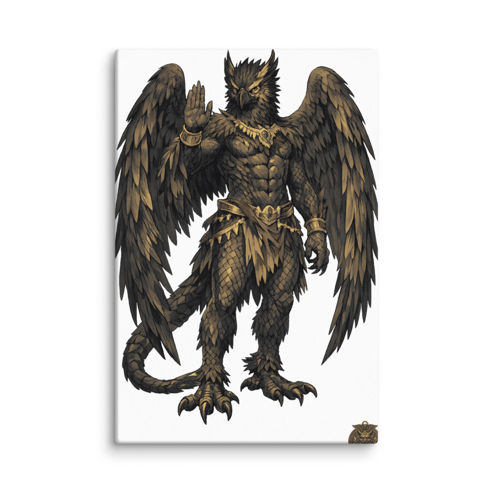 Pazuzu Mascot Canvas