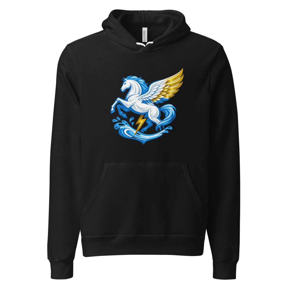 Pḗgasos Temple Hoodie