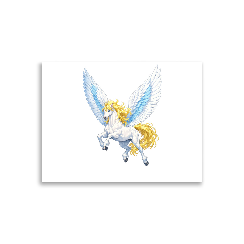 Pḗgasos Mascot Art Print
