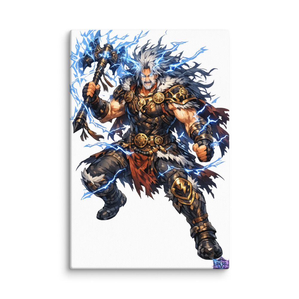 Perkūnas Mascot Canvas