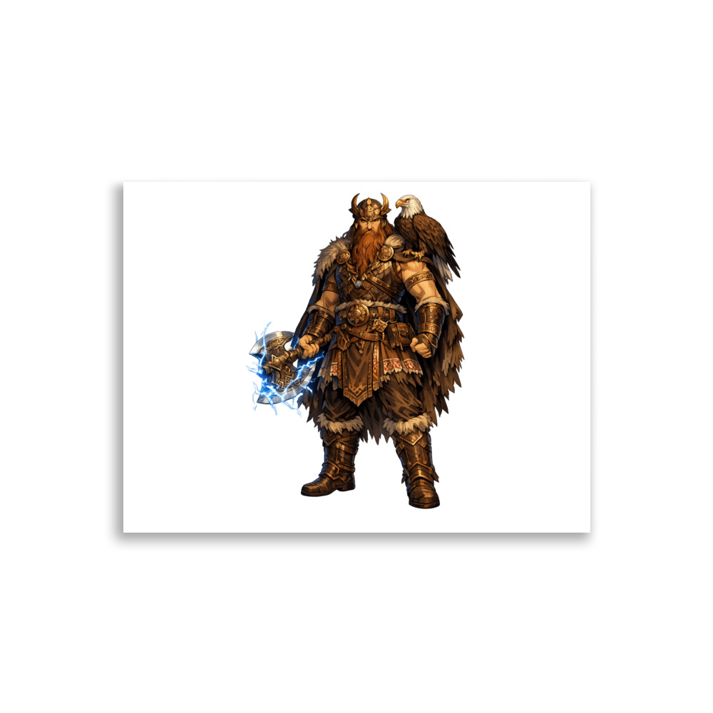 Perun Mascot Art Print