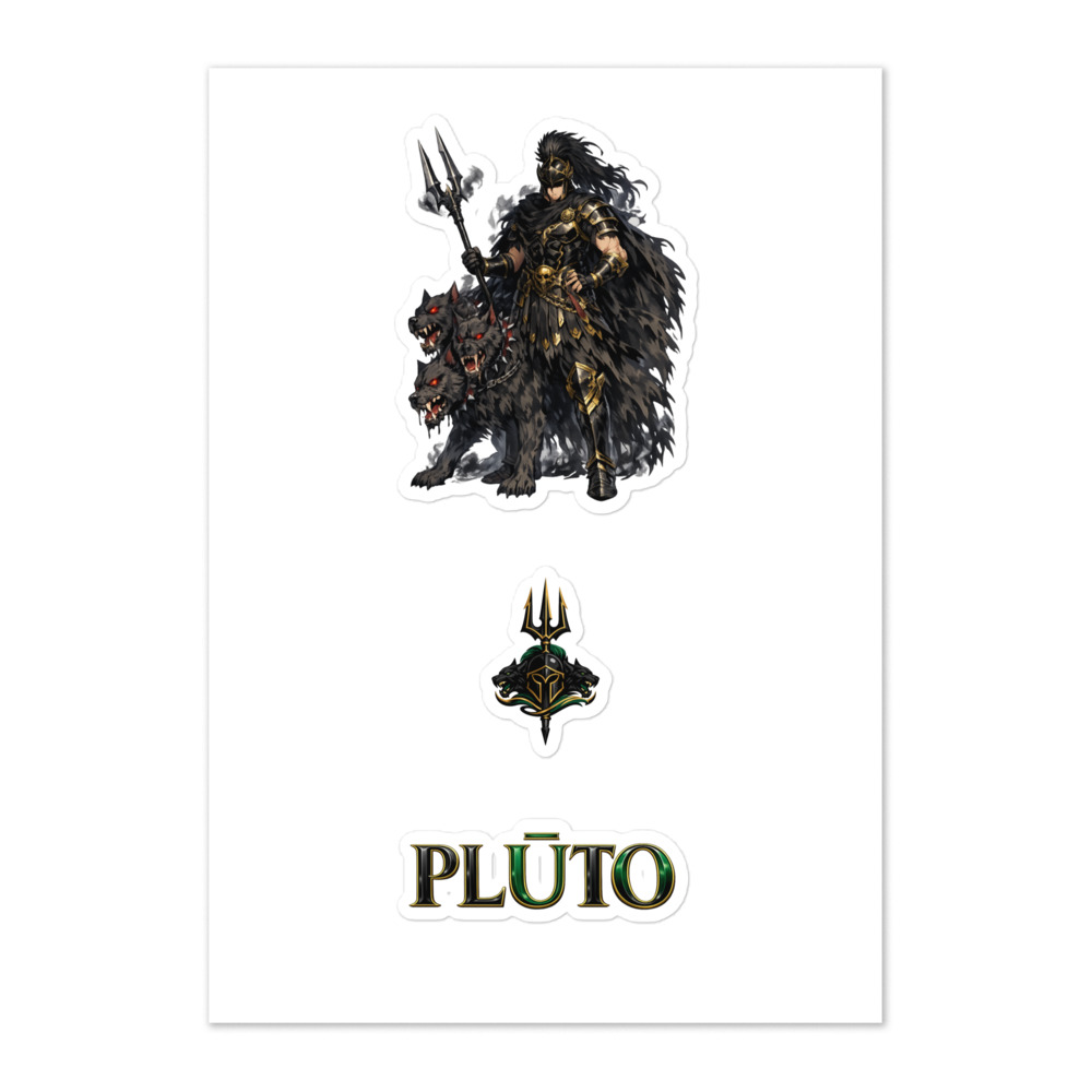 Plūtō Seal Sticker Set