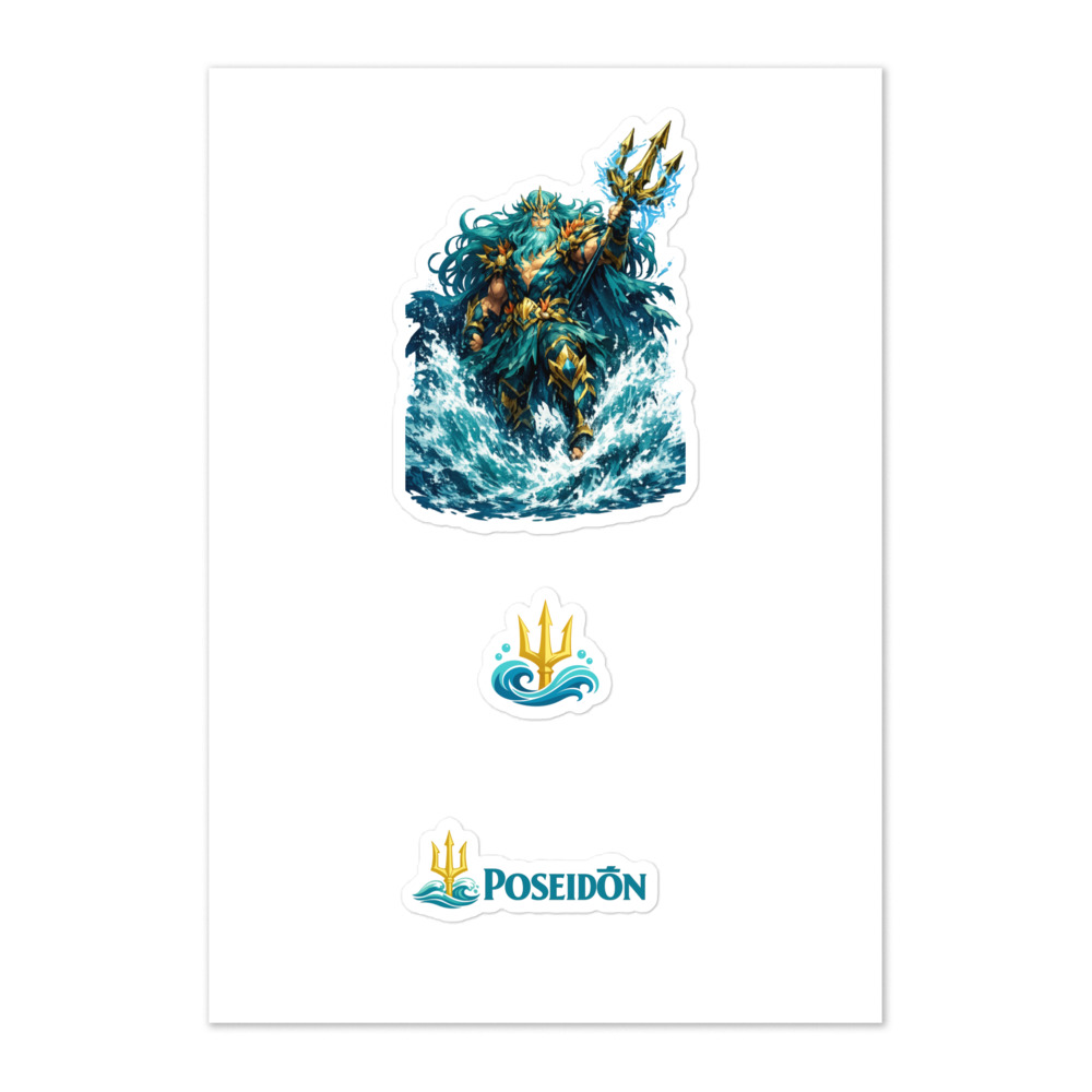 Poseidōn Seal Sticker Set