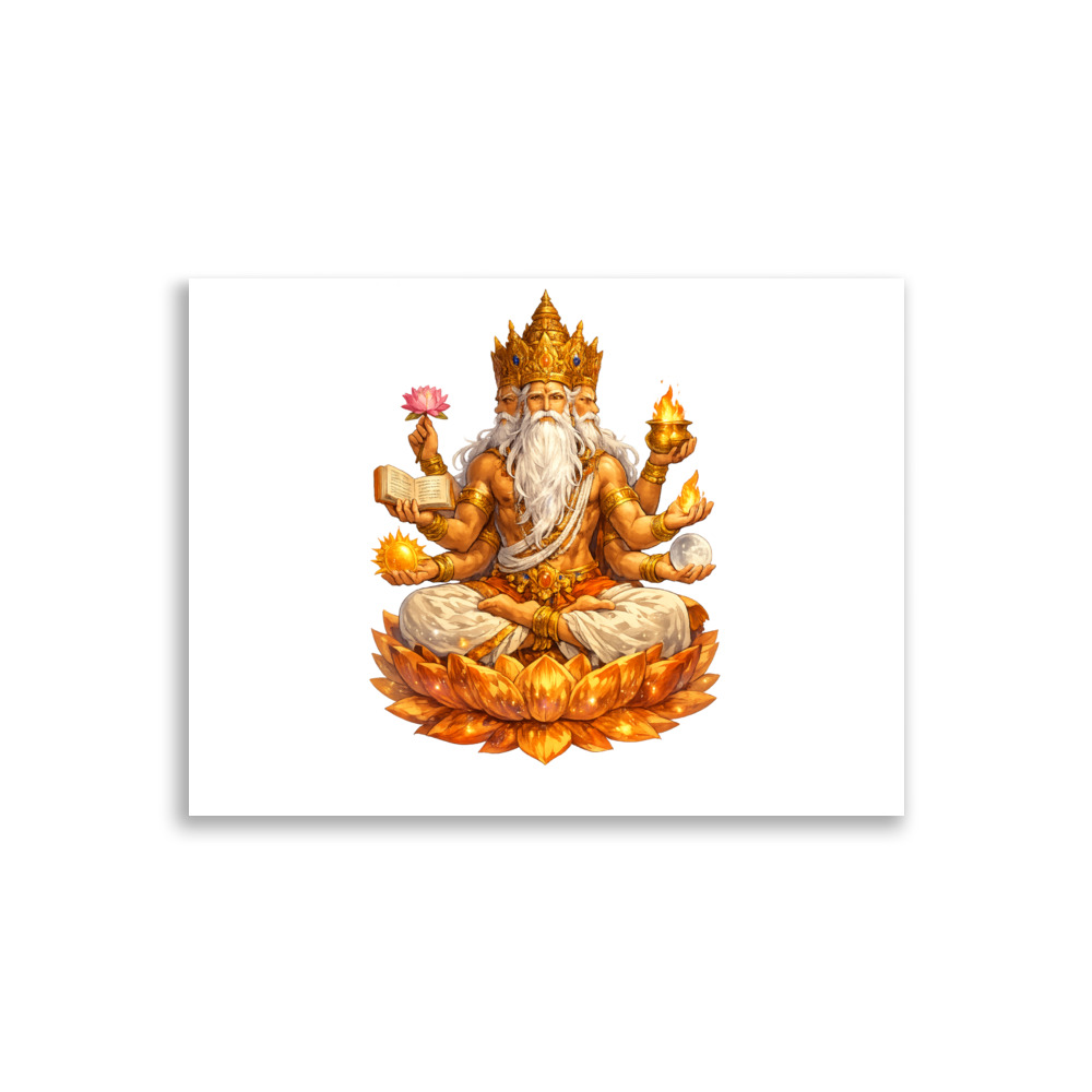 Prajāpati Mascot Art Print