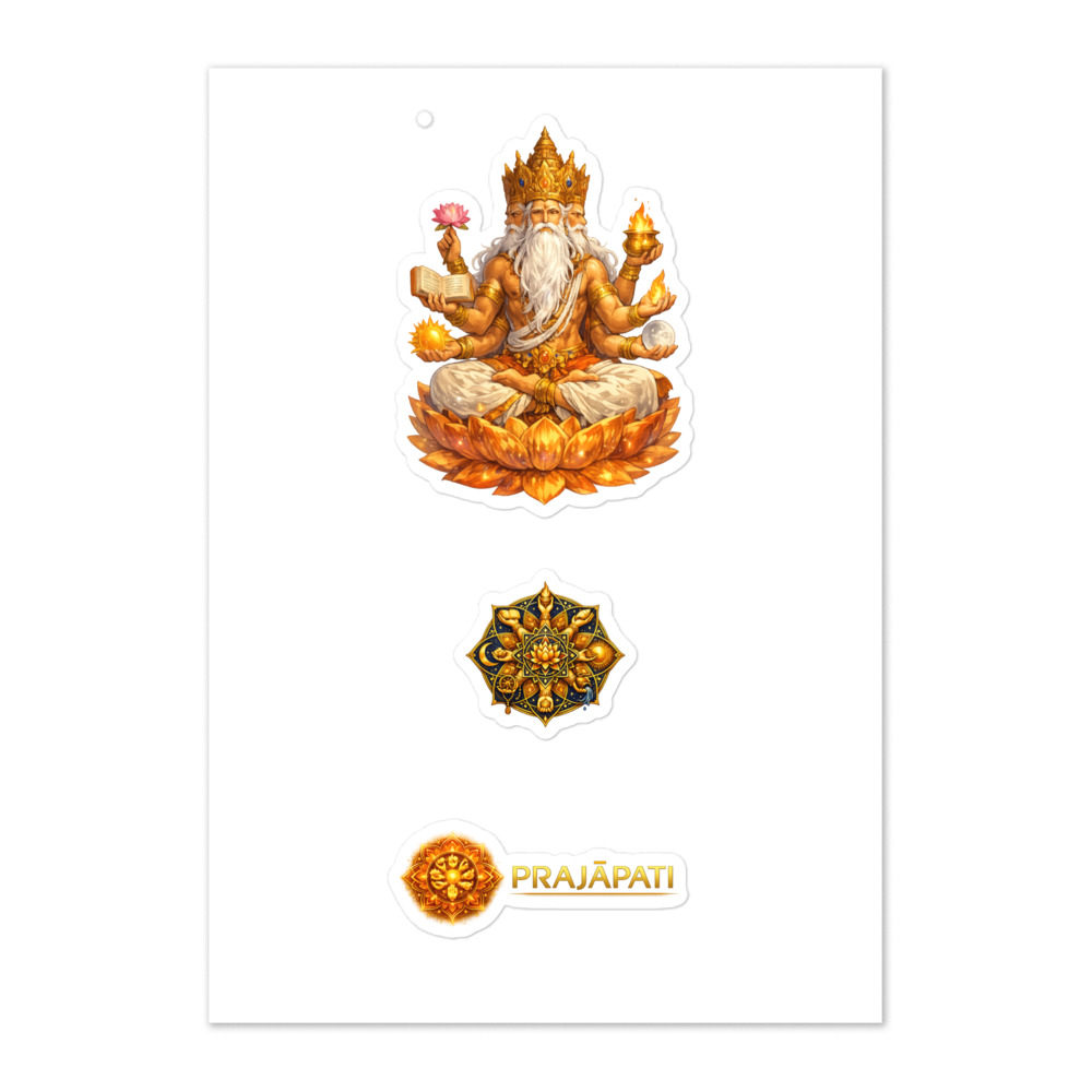 Prajāpati Seal Sticker Set