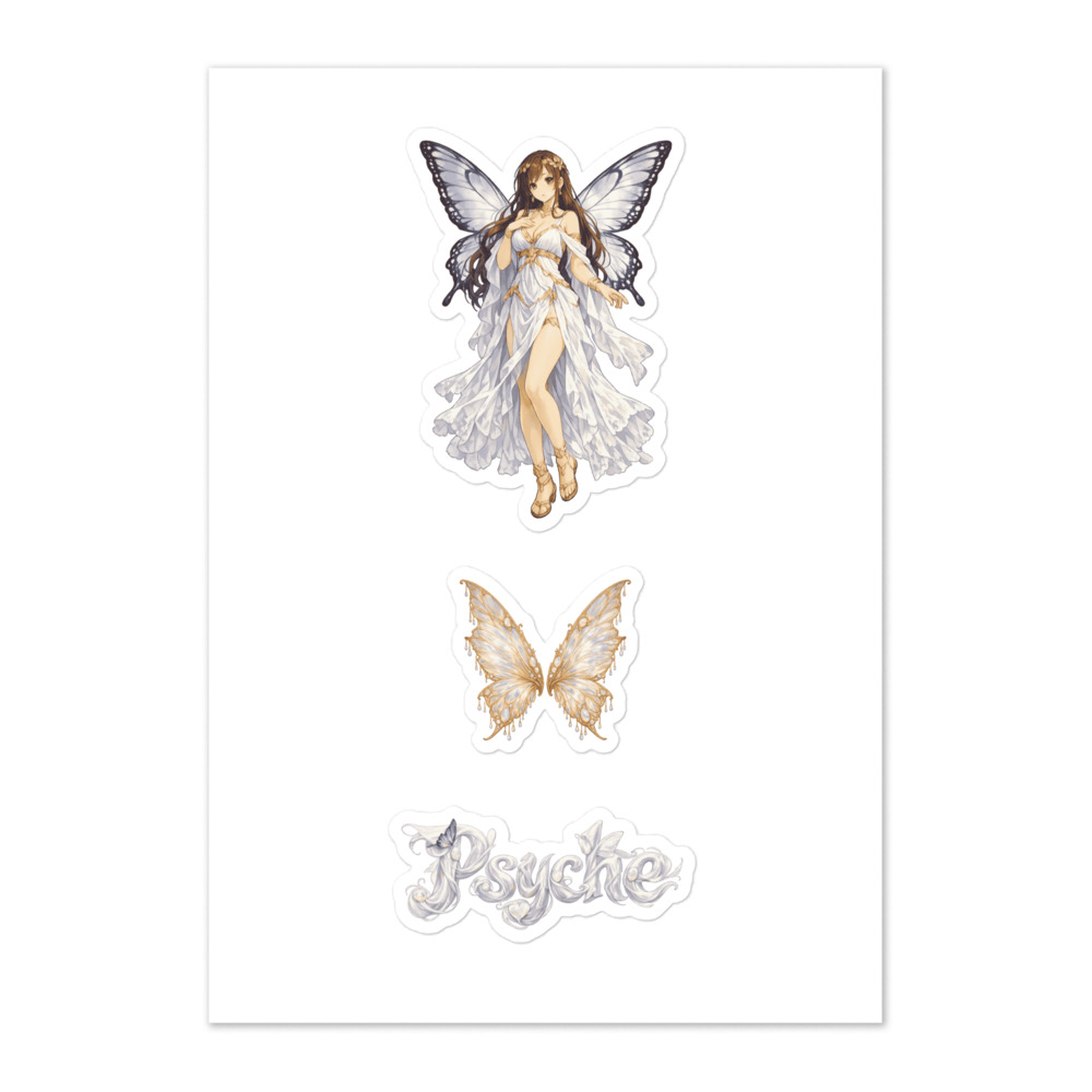 Psychḗ Seal Sticker Set
